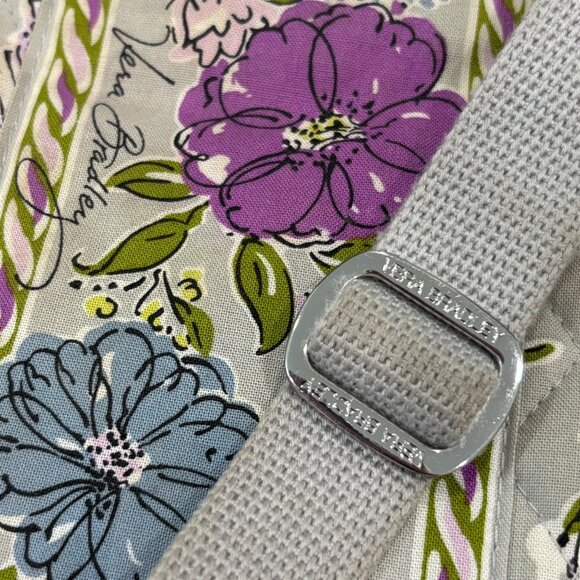 Vera Bradley Floral Quilted Laptop Bag With Shoulder Strap & Handles - Picture 3 of 10